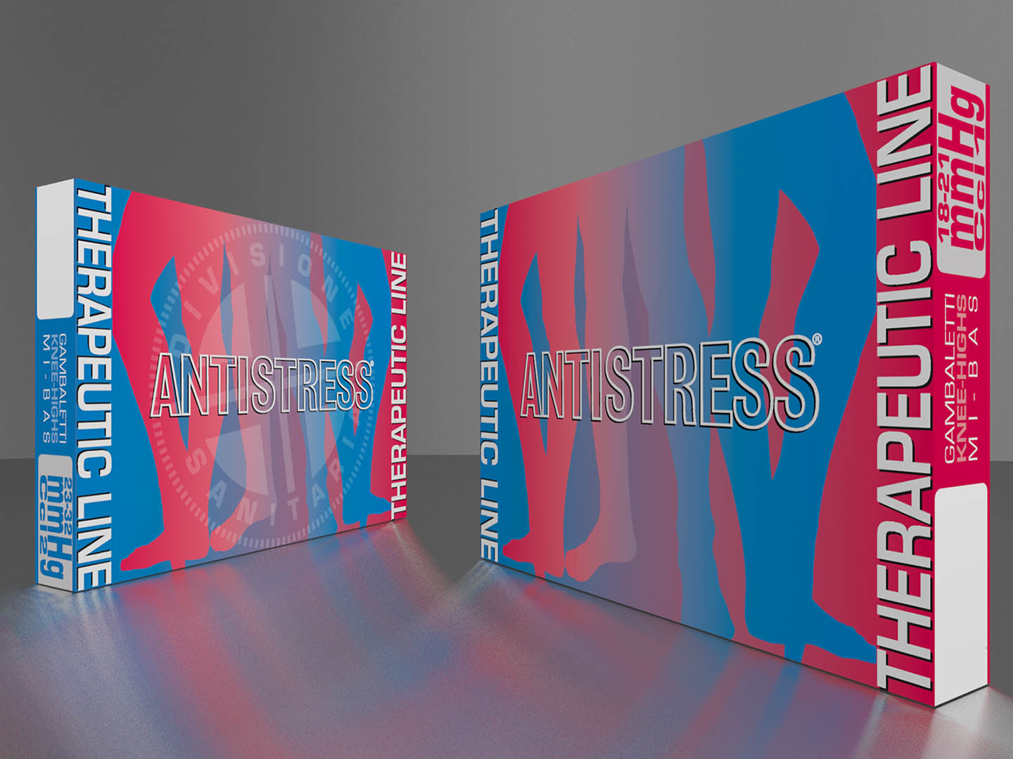 Antistress Elly Calze Collant Gambaletti autoreggenti Compressione Graduata uomo donna mmhg bellezza